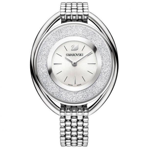 swarovski silver watch