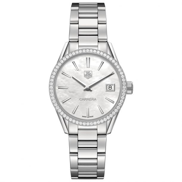 Ladies Tag Heuer Carrera Quartz Watch War1315 Ba0778 Reeds Jewelers