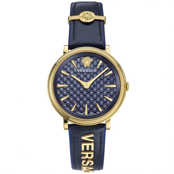 Buy Versace V Circle Lady New Ed Round Analog Black Dial Ladies Watch -  VE8101519 | Helios Watch Store