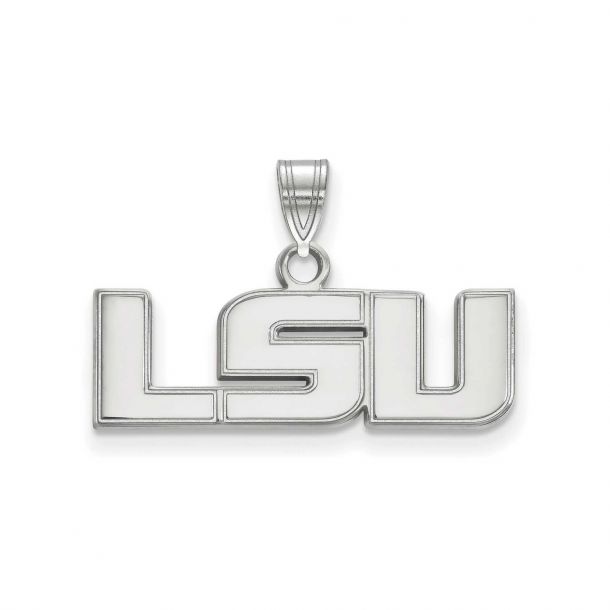 Jewel Tie 925 Sterling Silver University of Wisconsin Small Pendant with Necklace