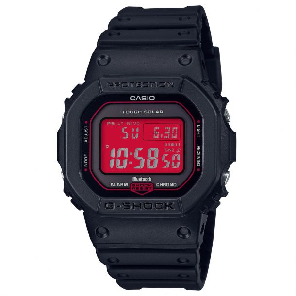 Men S Casio G Shock Adrenalin Red Series Connected Limited Edition Watch Gwb5600ar 1 Reeds Jewelers
