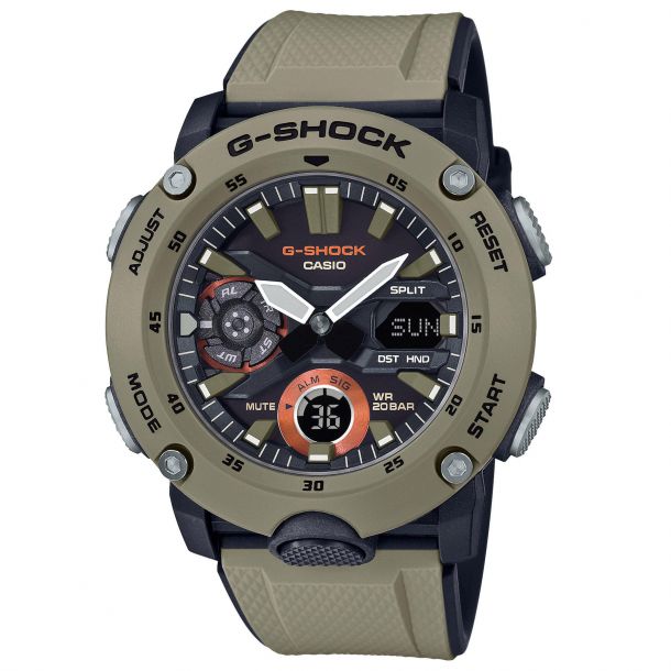 casio carbon watch