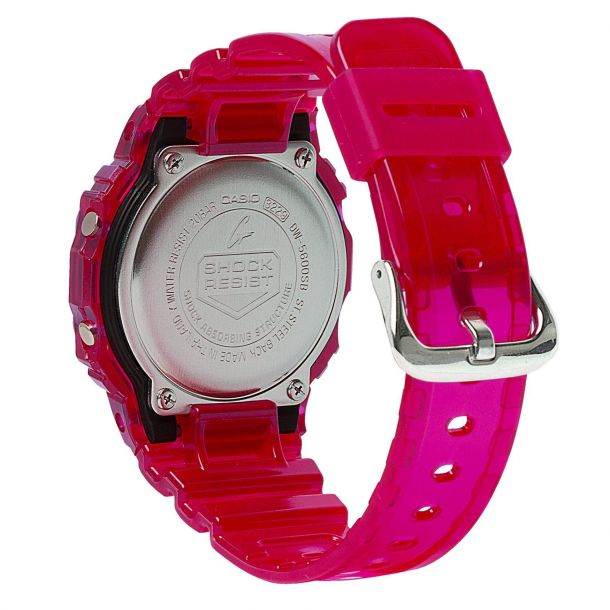 Men S Casio G Shock Digital Color Skeleton Series Red Resin Watch Dw5600sb 4 Reeds Jewelers