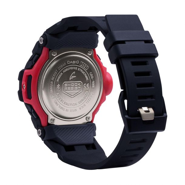 Men S Casio G Shock G Squad Power Trainer Digital Black Watch Gbd 100 1 Reeds Jewelers
