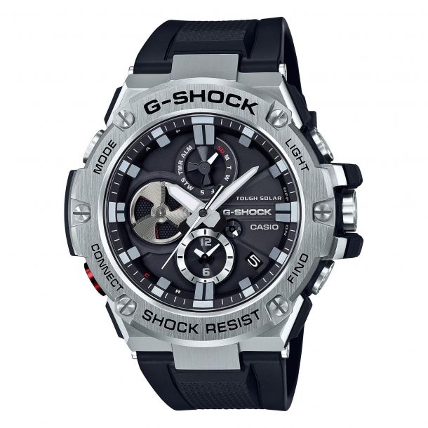 casio steel black