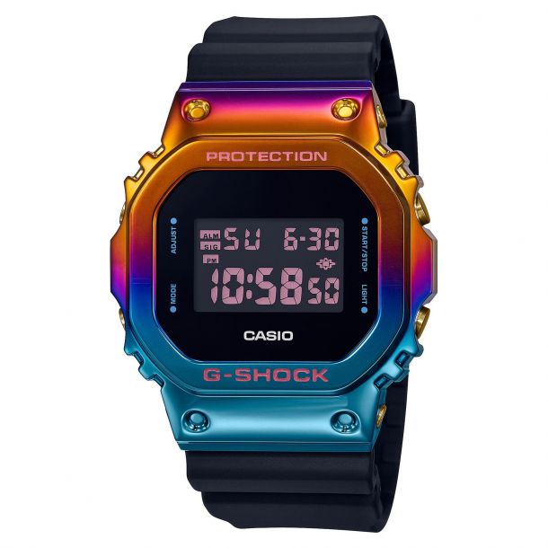 Men's Casio GShock Rainbow Black Resin Strap Limited Edition Watch
