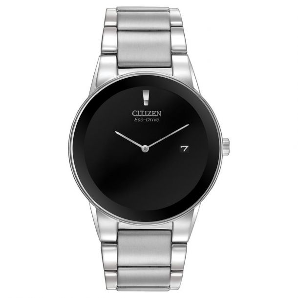 Men S Citizen Eco Drive Axiom Black Dial Watch Au1060 51e Reeds Jewelers