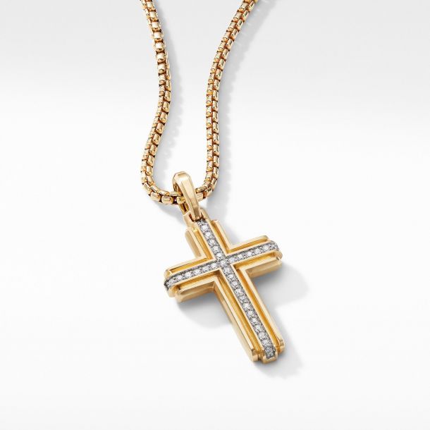 Men's David Yurman Deco Cross Pendant 