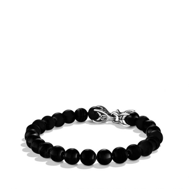 Men's David Yurman Spiritual Beads Bracelet with Black Onyx, 8mm