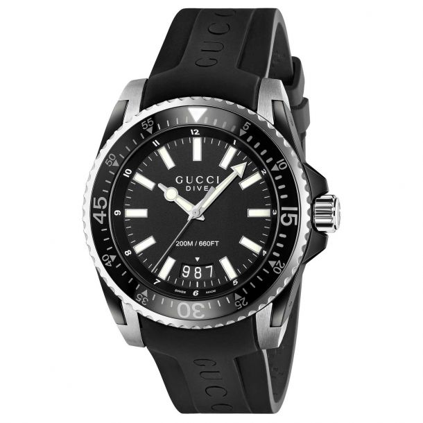 mens gucci dive watch