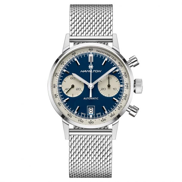 Men's Hamilton American Classic Intra-Matic Automatic Chronograph Stainless  Steel Watch H38416141 | REEDS Jewelers