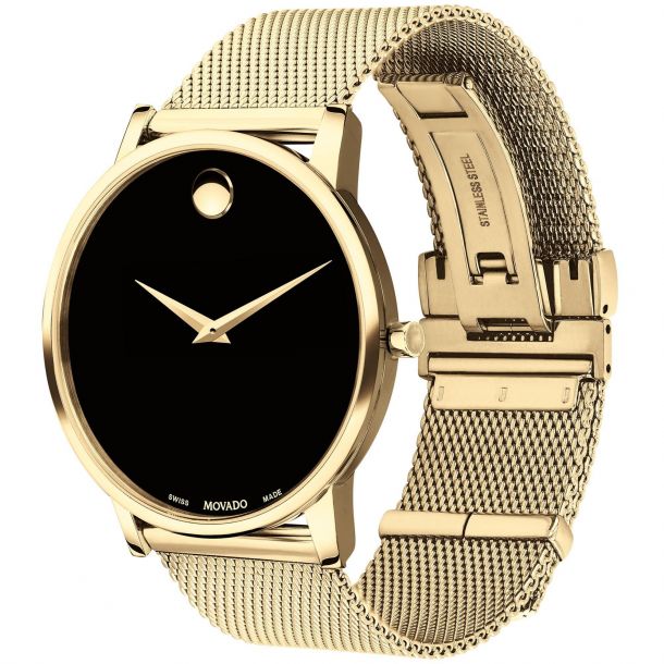movado classic gold