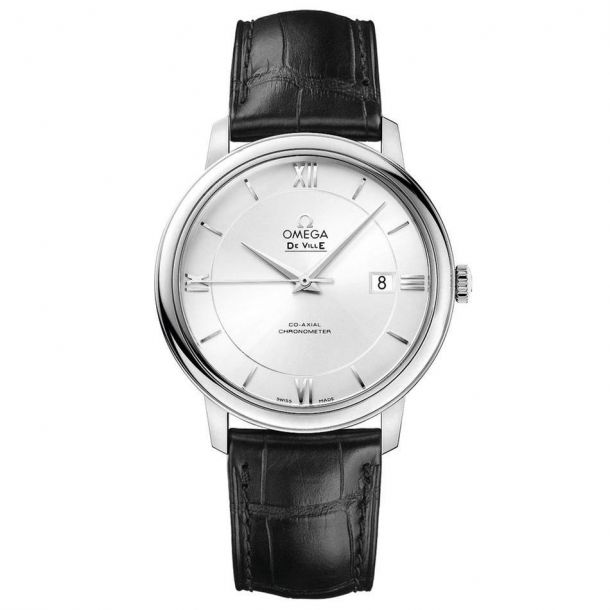 omega leather watch