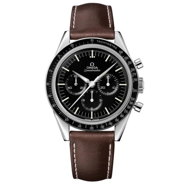 omega leather watch