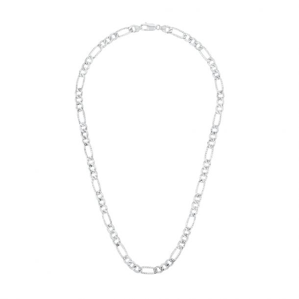 Men's Sterling Silver Figaro Chain 