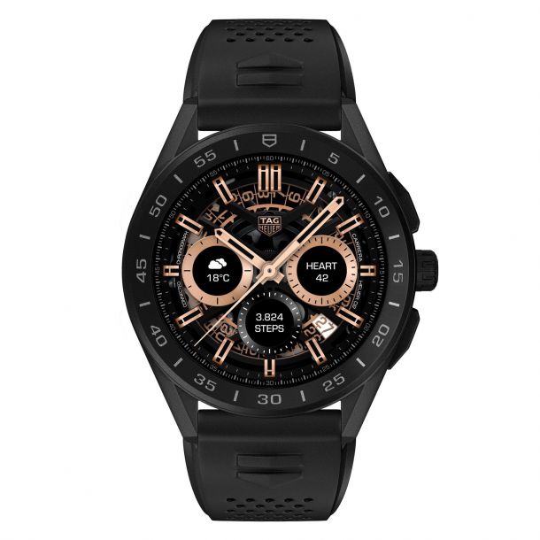 Tag Heuer Modular Connected 45mm Titanium Smartwatch Sbg8a80 Bt6221 Reeds Jewelers