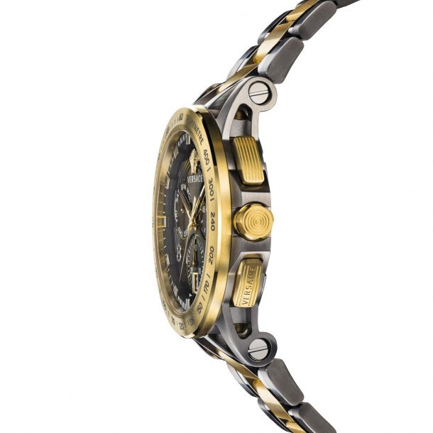 versace burgundy sport tech watch