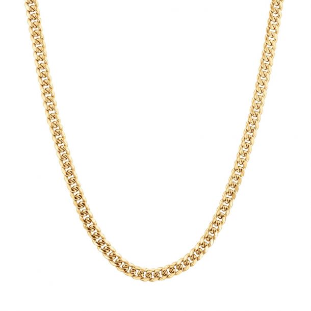 Men's Yellow Gold Semi-Solid Miami 