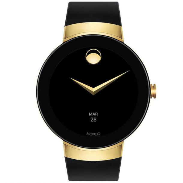 movado smartwatch gold