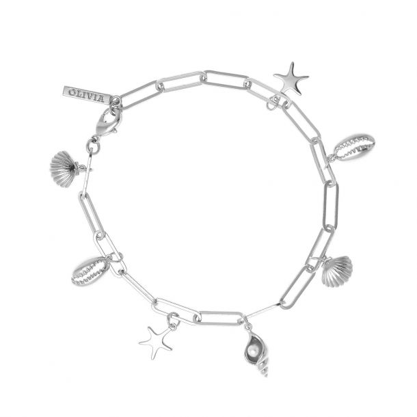 Sterling Silver 1 MM Children's Engravable ID with Moon Charm Bracelet 4.5 