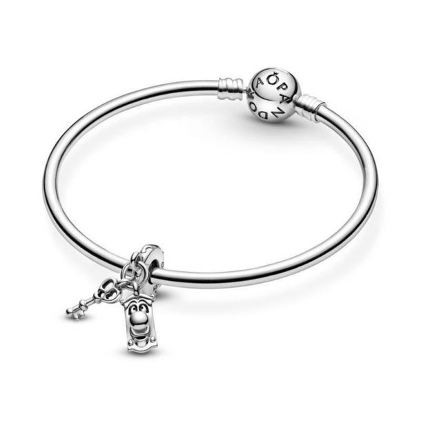 Pandora - Disney Alice in Wonderland Key & Door Knob Dangle Charm Pandora - Disney Alice in Wonderland Key & Door Knob Dangle Charm