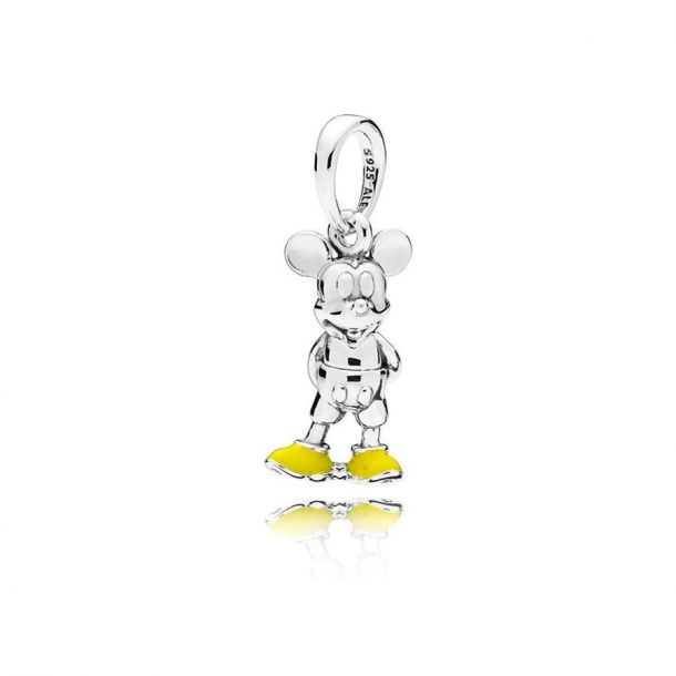 Disney, Classic Mickey Pendant, Yellow 