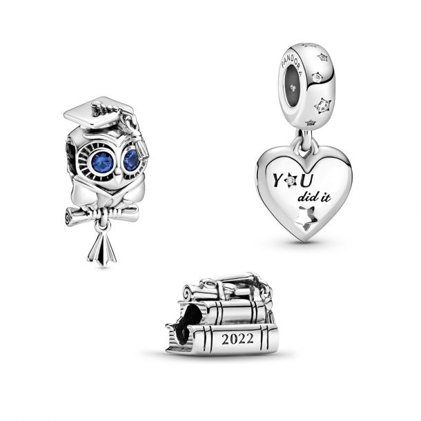 Pandora 2022 Graduation Charm Trio 
