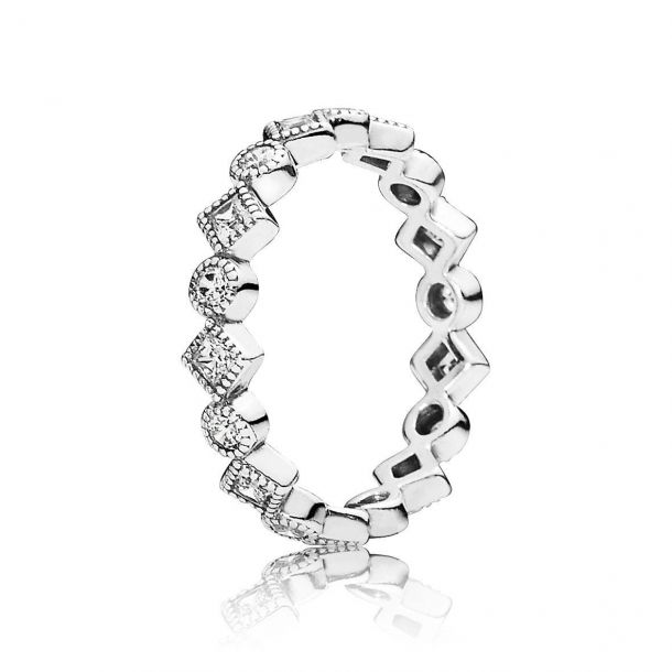 Pandora Alluring Brilliant Princess Ring Size 7 5 Reeds Jewelers