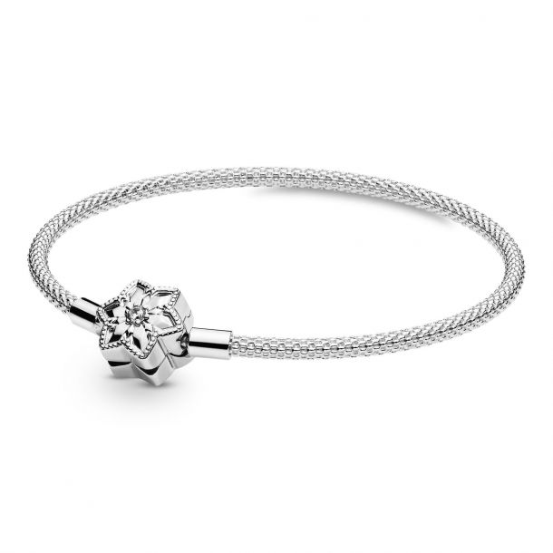 Pandora Bright Snowflake Mesh Bracelet Pandora Bright Snowflake Mesh Bracelet