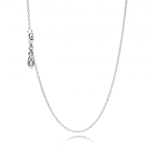 Pandora Chain Necklace, .5mm - 17.7in | REEDS Jewelers
