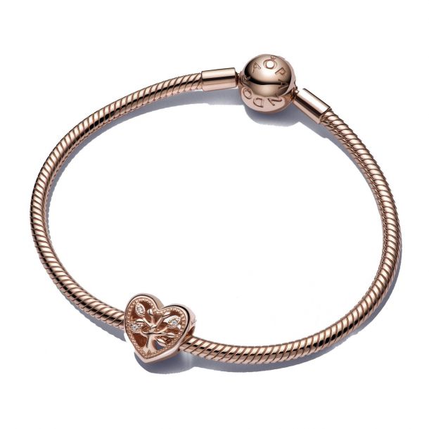 Pandora Family Tree Heart Bracelet Gift 