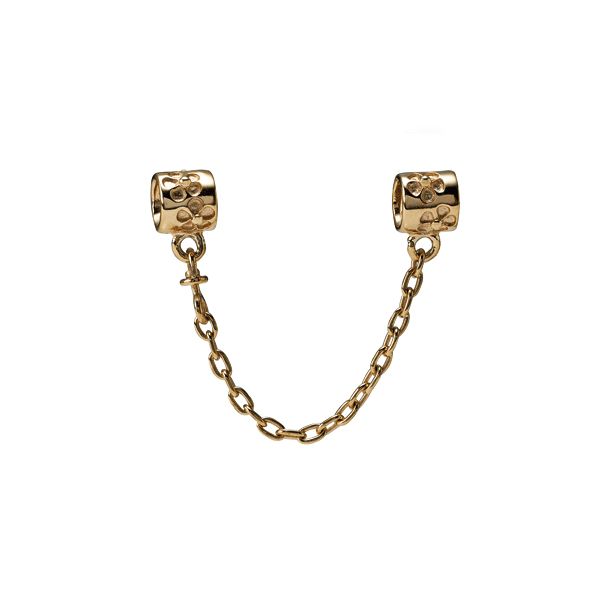 Pandora Gold Flower Safety Chain 