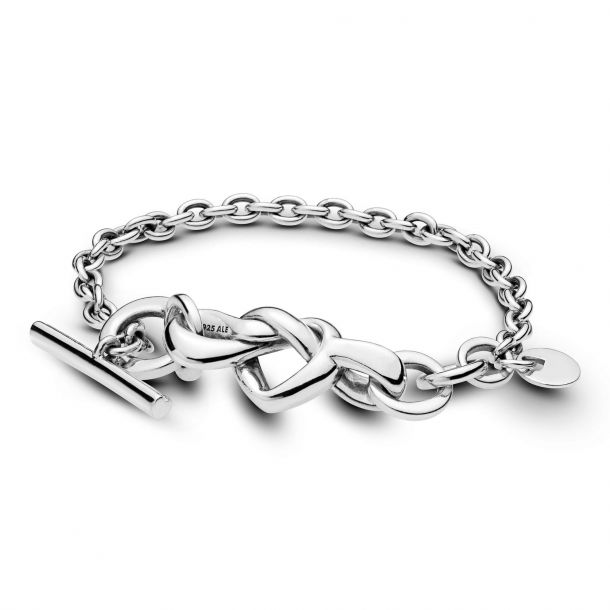 Tractor pneumonia unearth Pandora Knotted Heart Bracelet | REEDS Jewelers