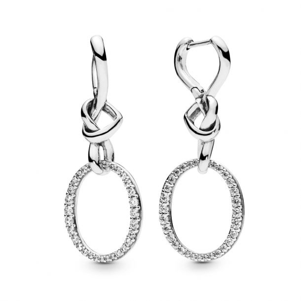 Pandora Friendship Knot Earrings 2024 www.alhudapk