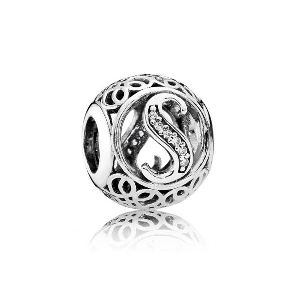 PANDORA Letter S Charm REEDS Jewelers