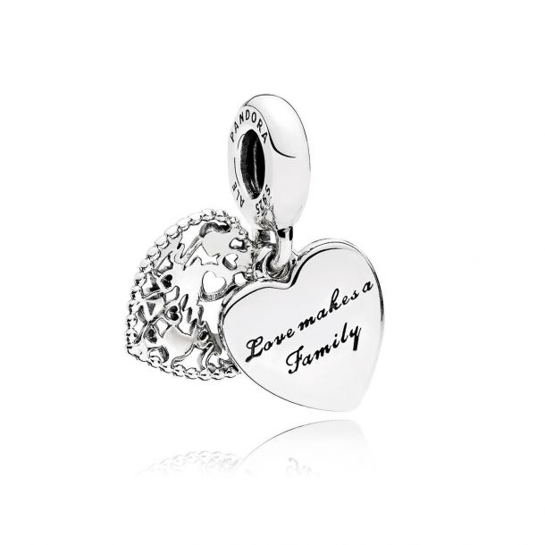 Love makes a family charm pandora sale