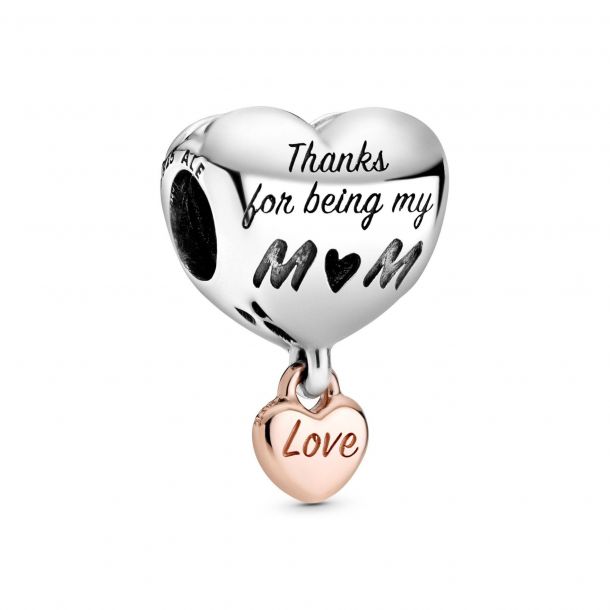 Pandora Love You Mom Heart Charm | REEDS Jewelers