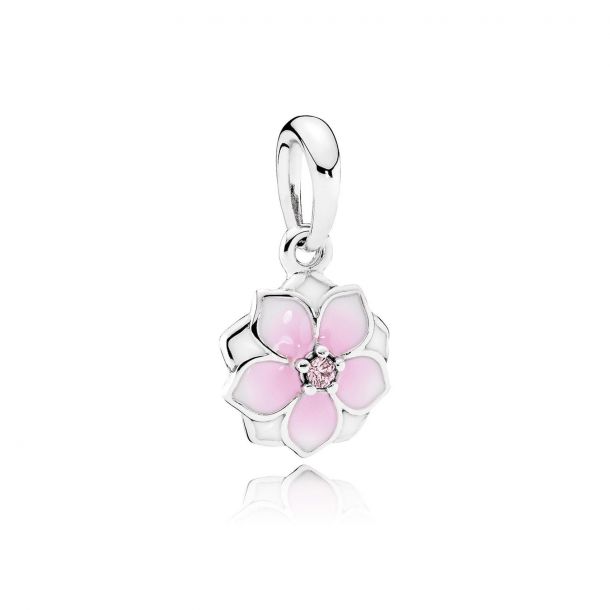 Pandora Magnolia Bloom Pendant, Pale 