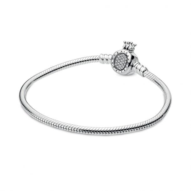 Pandora Moments Crown O & Snake Chain Bracelet Pandora Moments Crown O & Snake Chain Bracelet