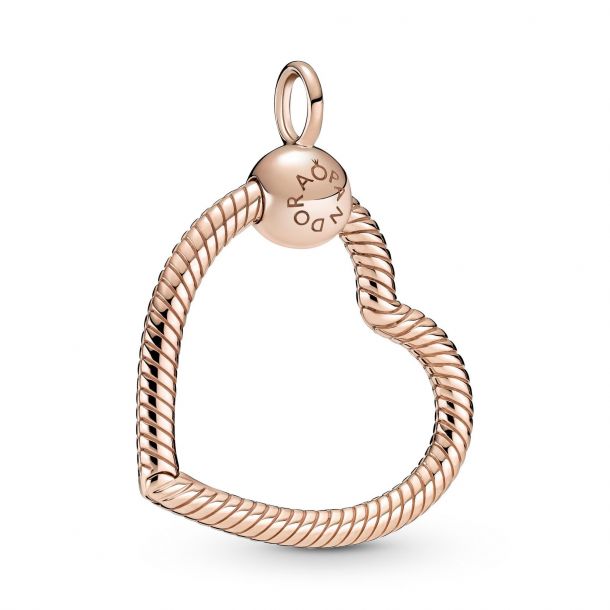 Pandora Moments Heart Charm Holder 