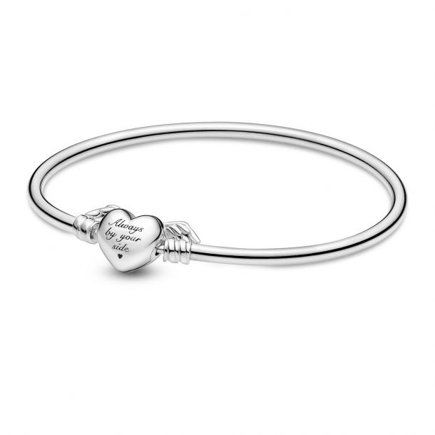 Sterling Silver Heart Bangle Bracelet Sterling Silver Heart Bangle Bracelet