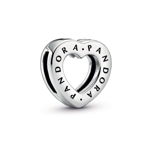 Pandora Reflexions™ Logo Heart Clip Charm