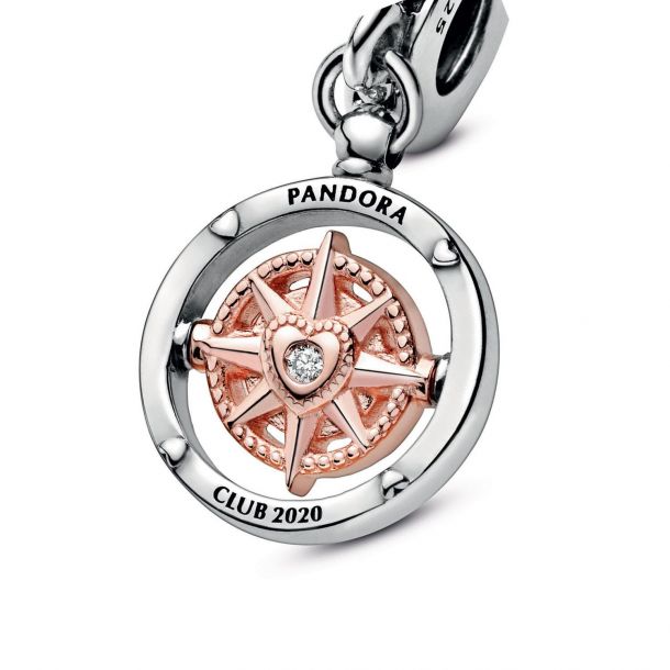 Pandora Rose™ Club 2020 Compass Dangle Charm