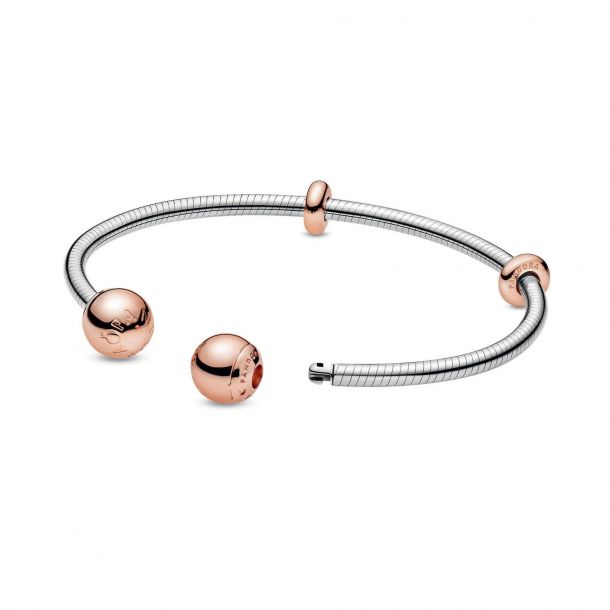 pandora mickey and minnie open bangle