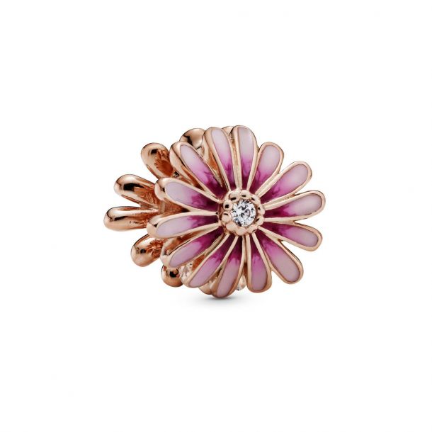 Pandora Pink Daisy Flower Charm, Rose 