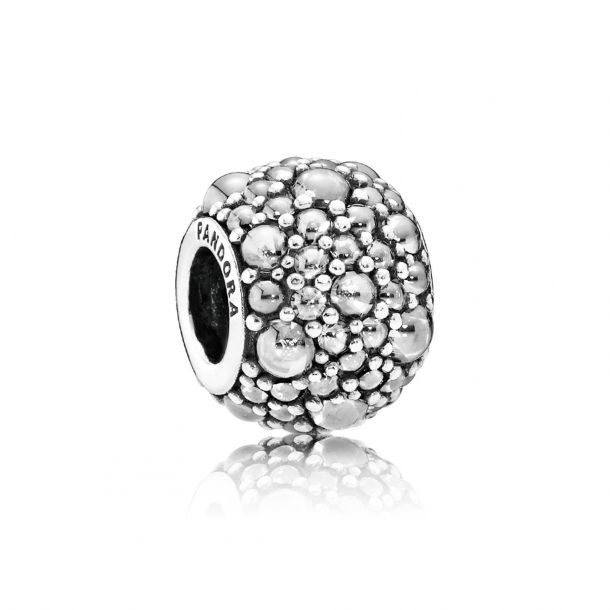 Pandora Shimmering Droplets Charm with Clear Cubic Zirconia