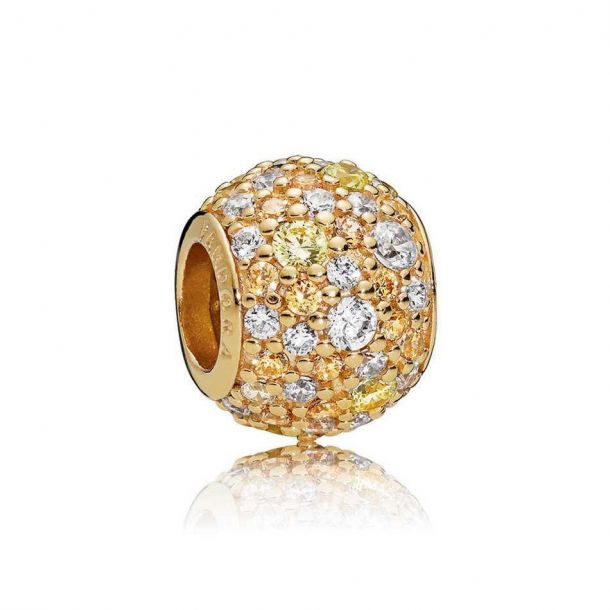 Pandora gold plated charms