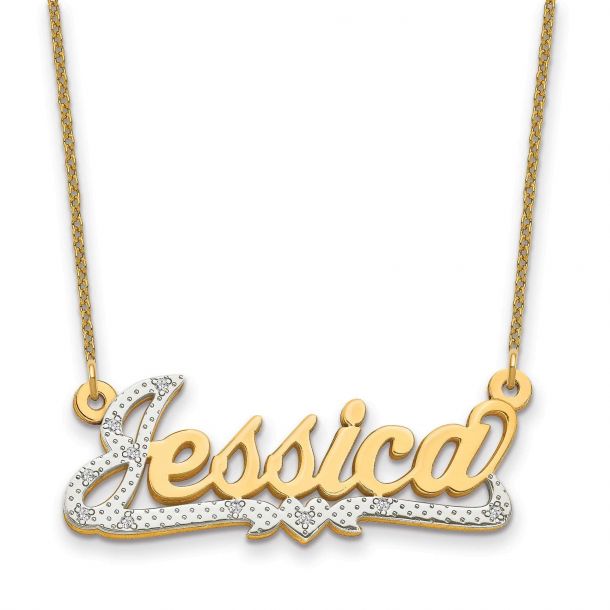 Name Plate Necklace | REEDS Jewelers