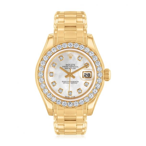 oyster perpetual datejust diamond bezel