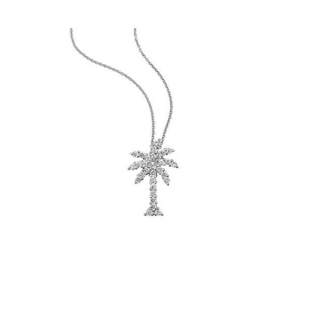 Diamond Palm Tree Pendant 